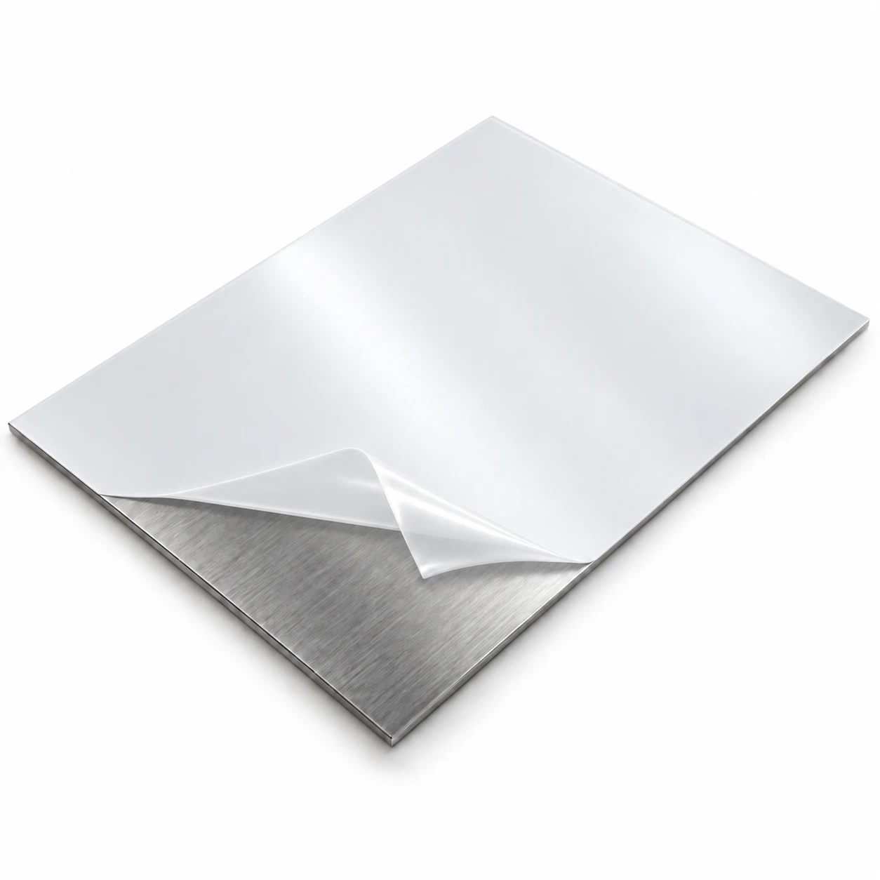 Blacha nierdzewna szlifowana AISI 304 1,5 mm 25 x 50 cm zabezpieczona folią ochronną