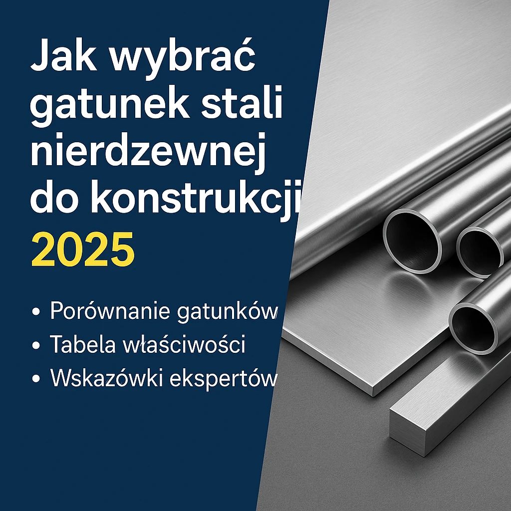 Jak dobrać gatunek stali nierdzewnej do konstrukcji przemysłowych – kompletny przewodnik 2025