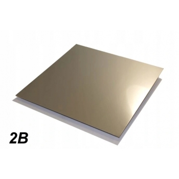 Blacha nierdzewna 1,5mm 25x100cm INOX 304 / 1.4301 / 0H18N9 kwasoodporna